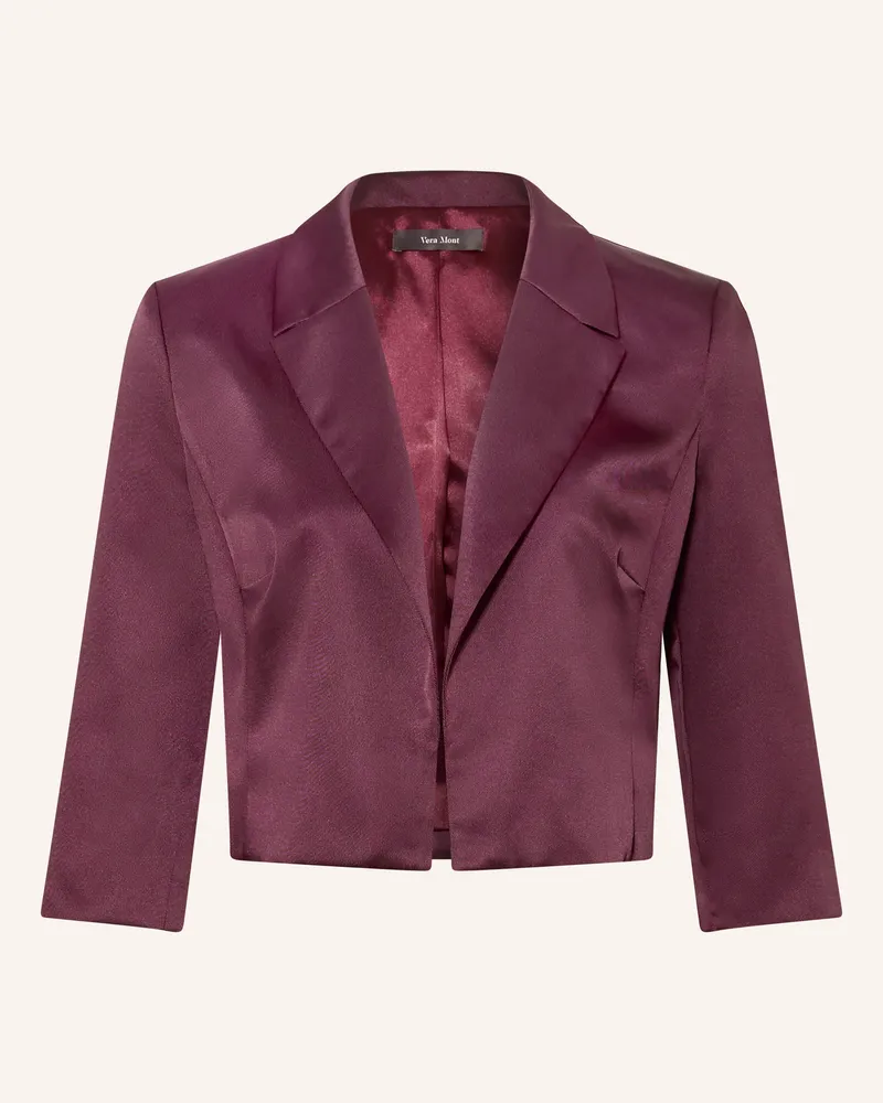 Vera Mont Bolero Mit 3/4-Arm rot Dunkelrot