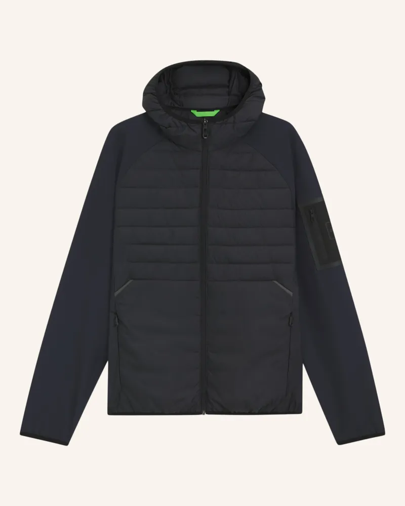 HUGO BOSS Casual Jacke J_URBANEX HYBRID HD Regular Fit Dunkelblau