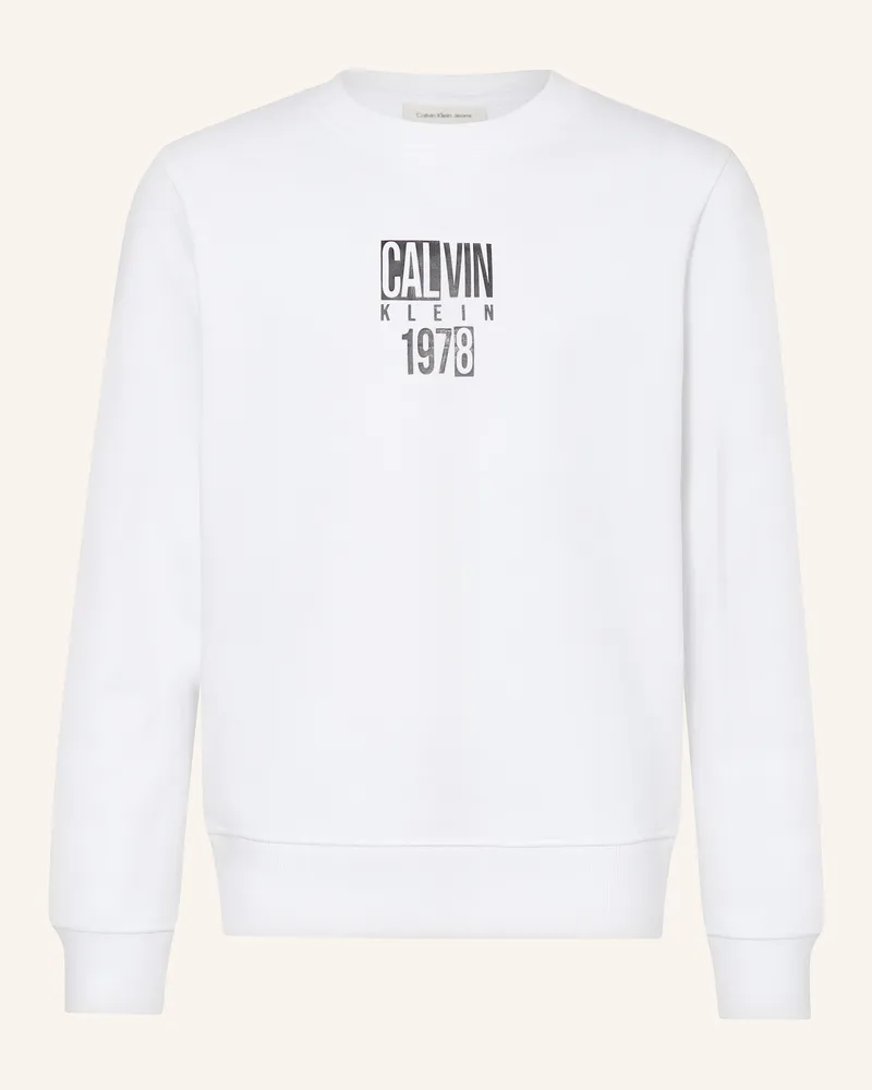 Calvin Klein Sweatshirt Weiss