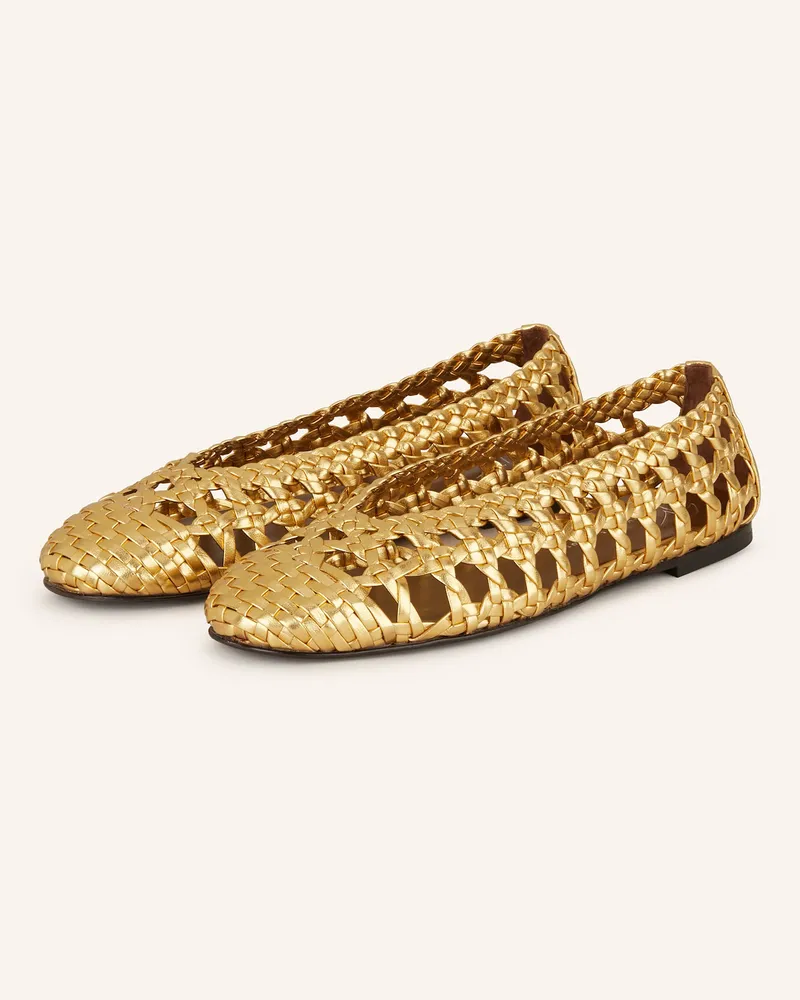 Giuseppe Zanotti Ballerinas PANIER MARTIN Gold