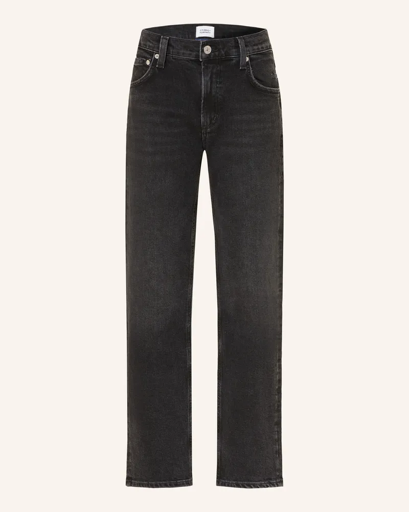 Citizens of humanity Straight Jeans Anissa schwarz Willow