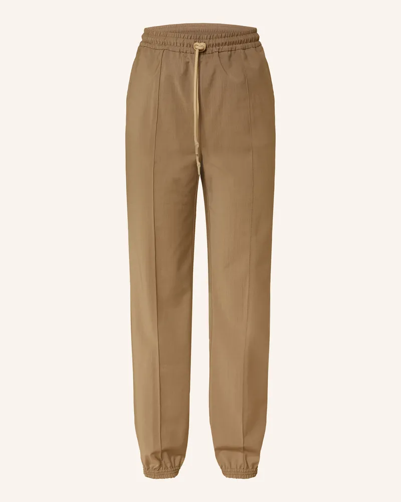 Lacoste Hose im Jogging-Stil Braun