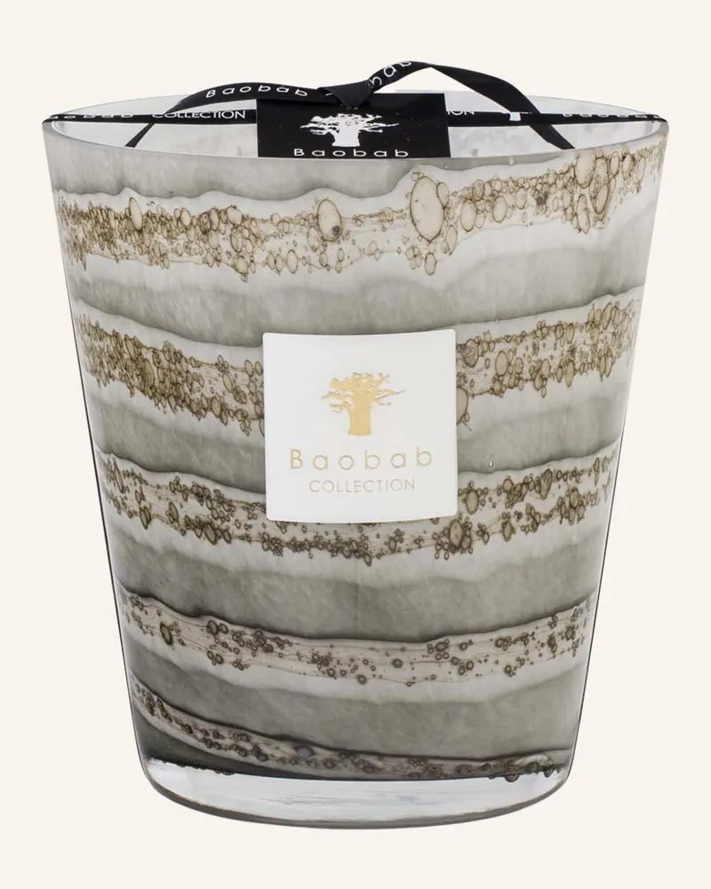 Baobab Collection Duftkerze Atacama grau Weiss