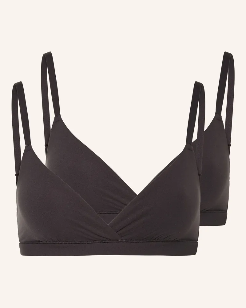 SKIMS 2er-Pack Bustiers Fits Everbody schwarz Onyx