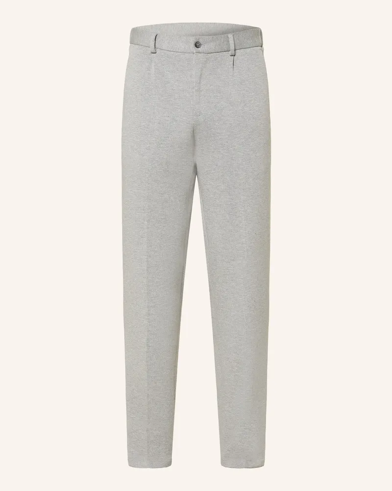 paul Anzughose Regular Fit Aus Jersey grau 980