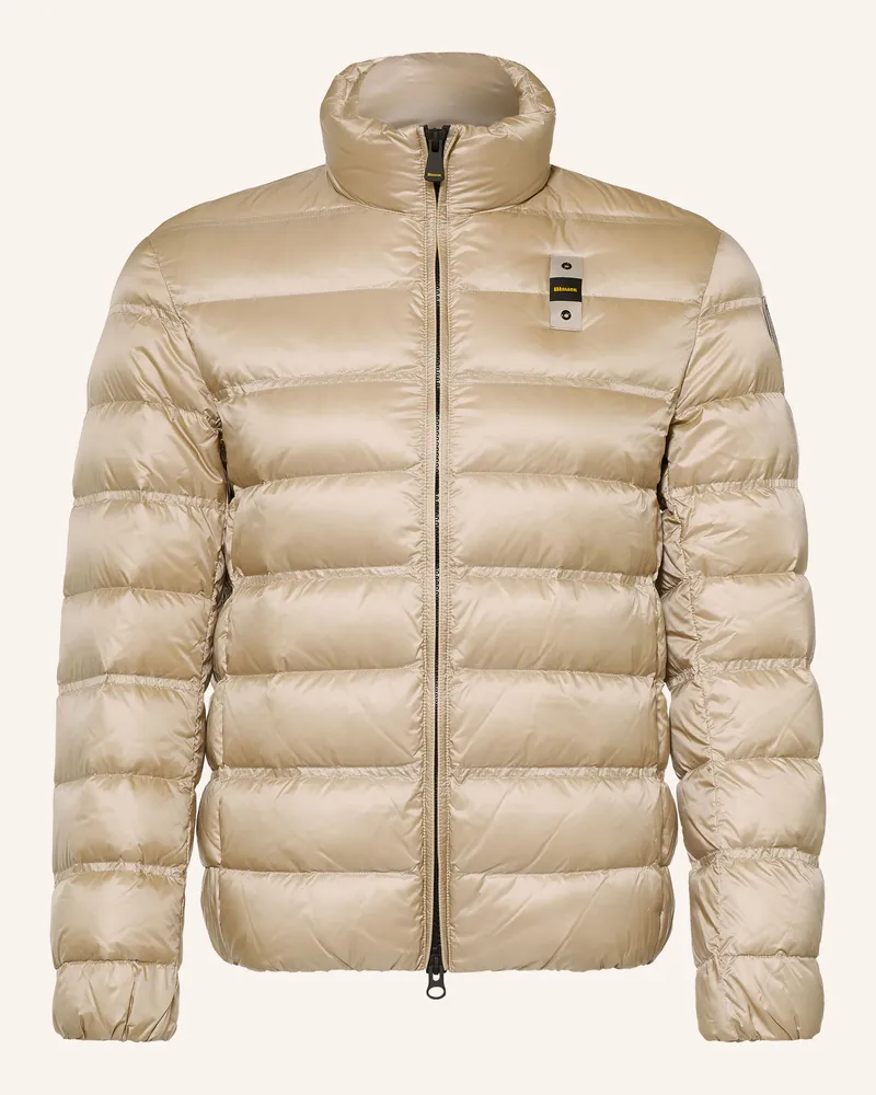 Blauer Daunenjacke Belmont grau Hellgrau