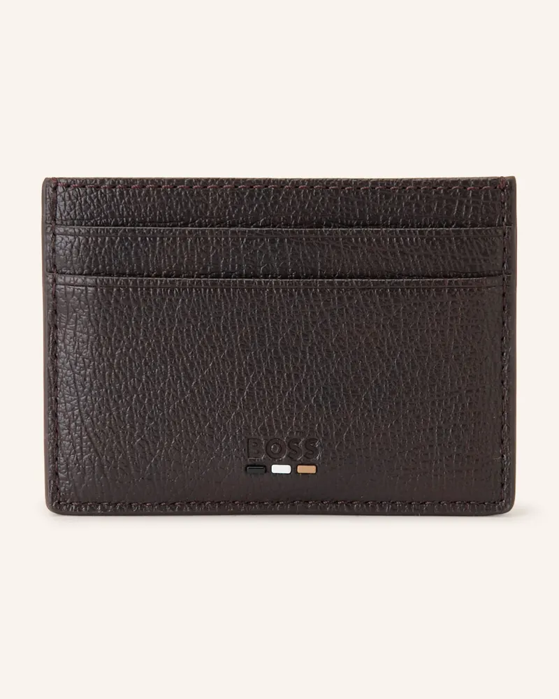 HUGO BOSS Kartenetui Ray braun Dunkelbraun