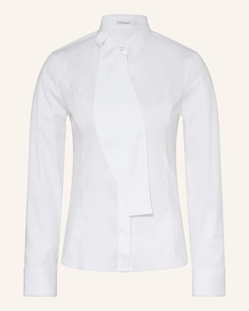 Soluzione Schluppenbluse Weiss