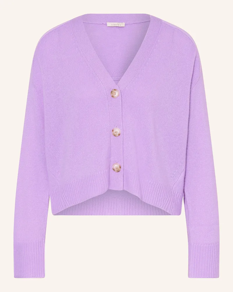 lilienfels Strickjacke aus Cashmere Lila