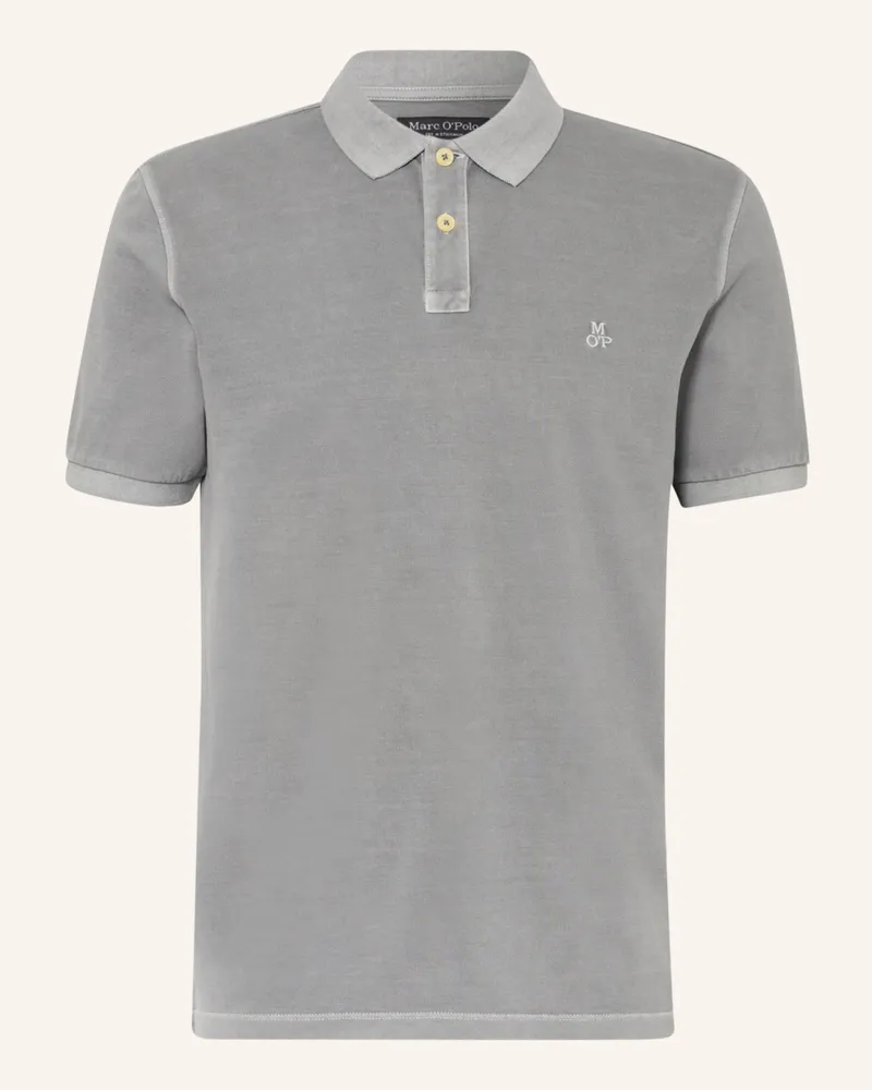 Marc O'Polo Piqué-Poloshirt Grau