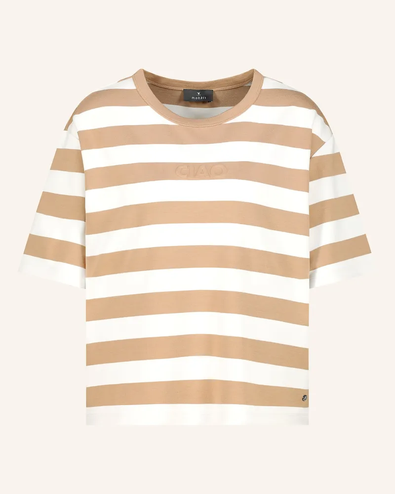 monari T-Shirt beige Cognac