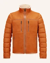 Milestone Steppjacke MSDORINO im Materialmix Orange