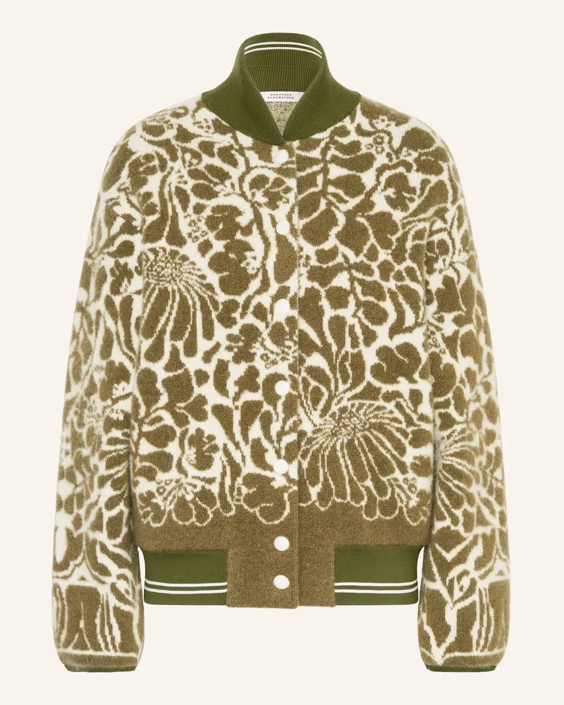Dorothee Schumacher College-Jacke Secret Garden gruen Oliv