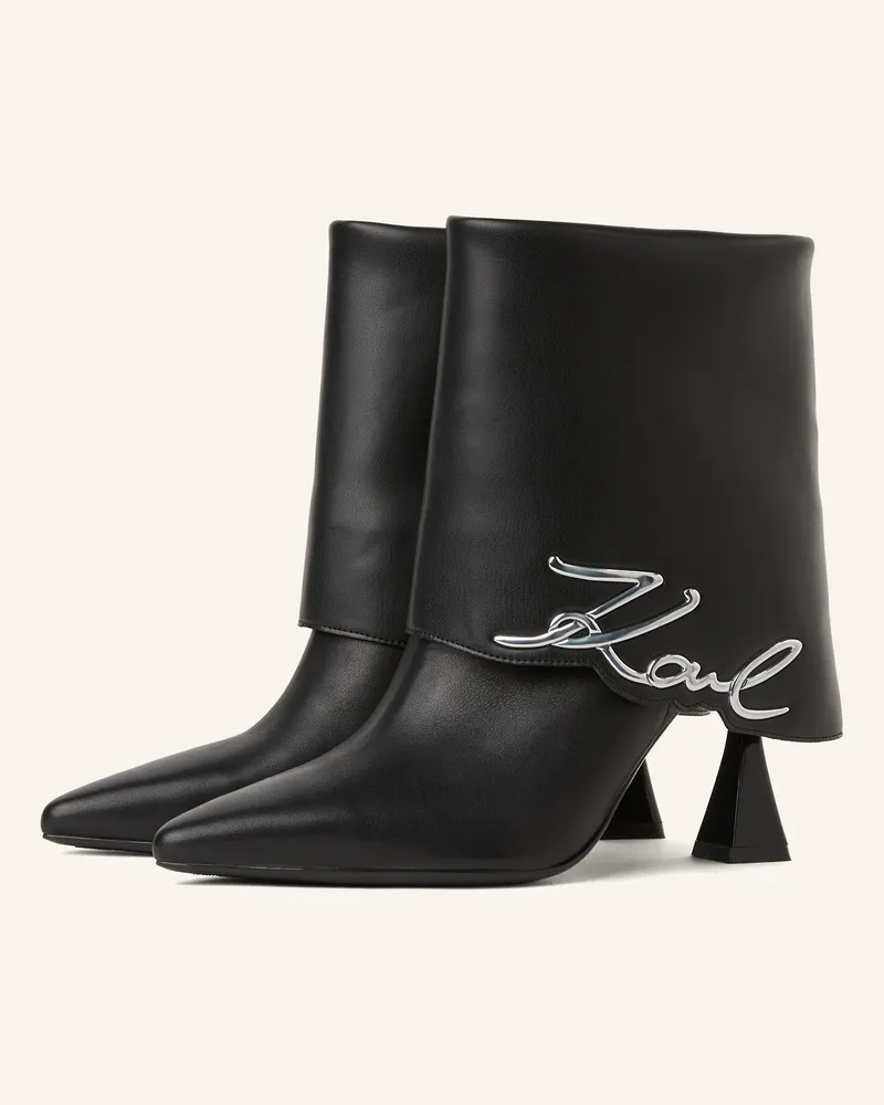 Karl Lagerfeld Stiefel Schwarz