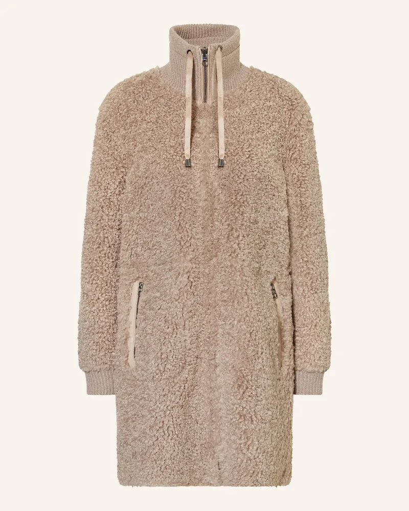 Milestone Teddyfell-Mantel Camel