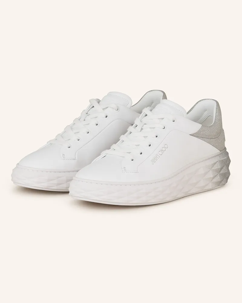 Jimmy Choo Sneaker DIAMOND MAXI Weiss