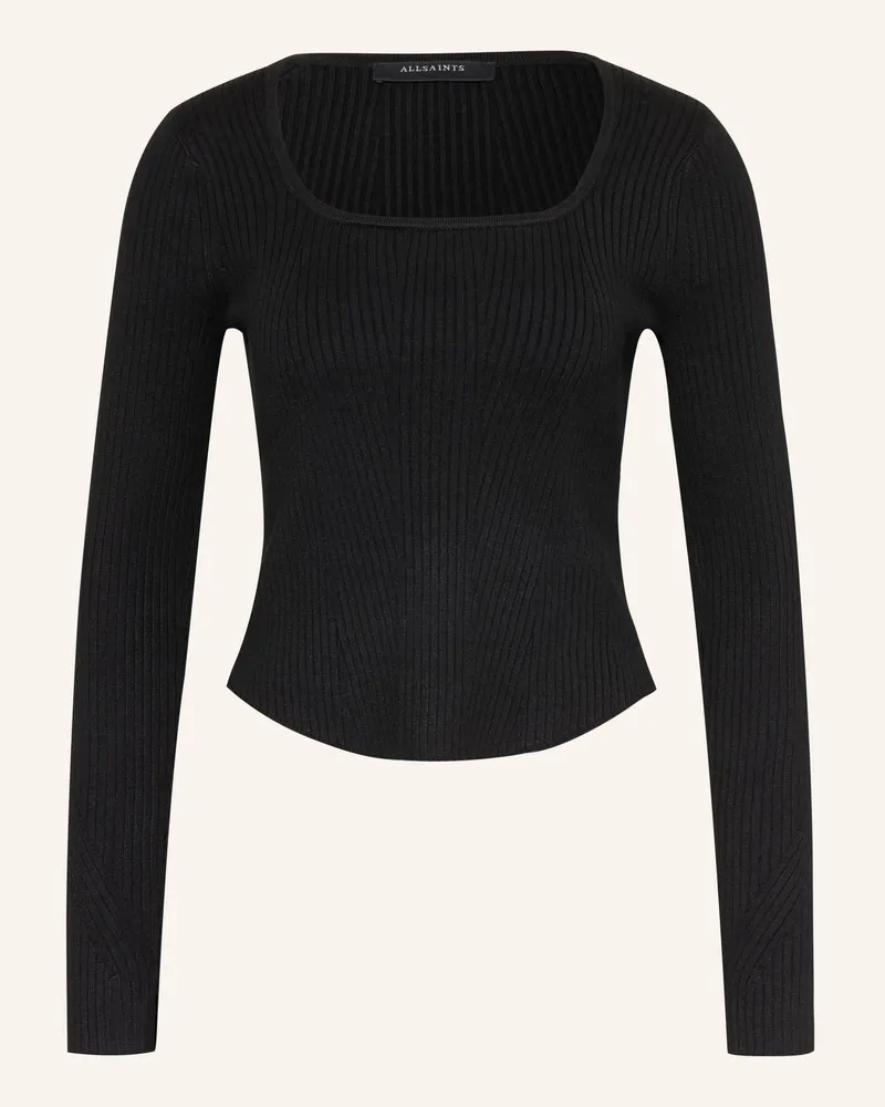AllSaints Longsleeve Cruz schwarz Schwarz