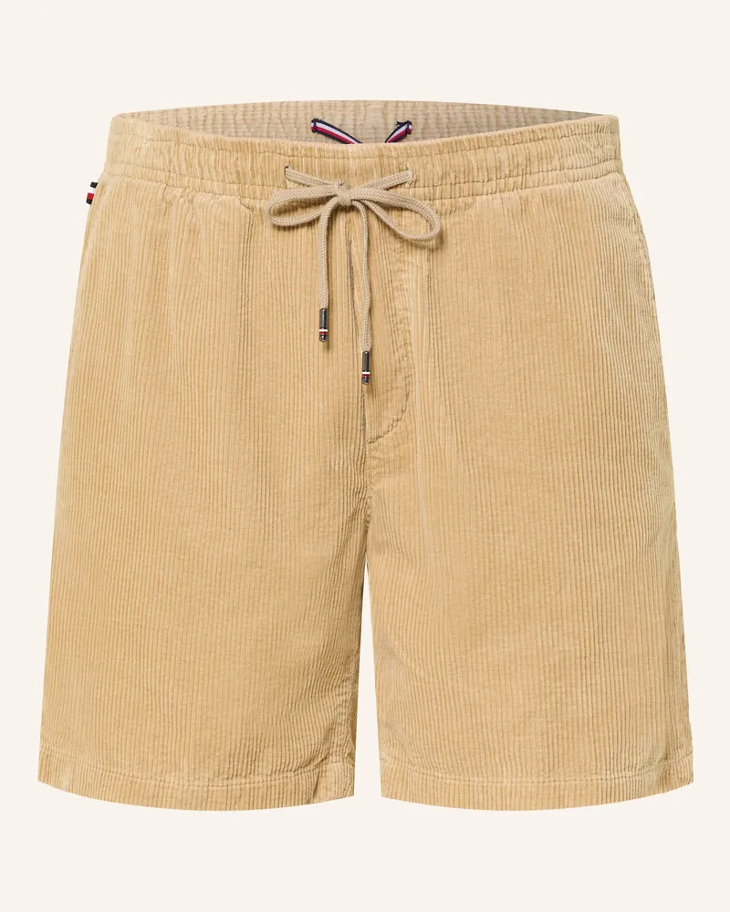 Tommy Hilfiger Cordshorts Hellbraun