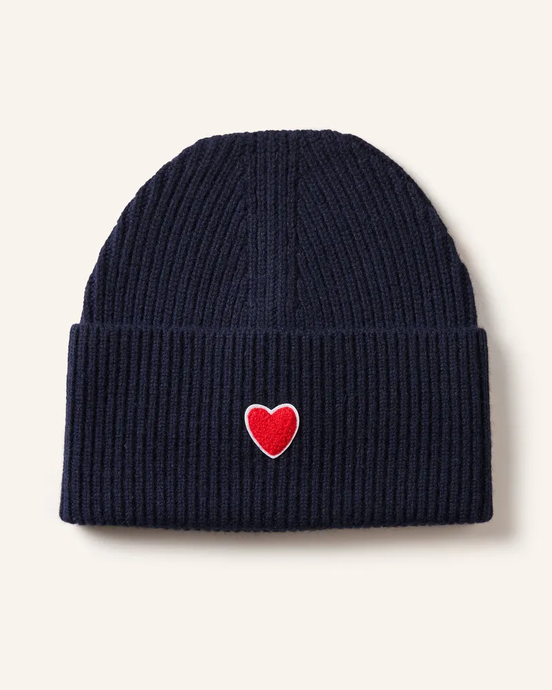 Darling Harbour Mütze mit Cashmere Dunkelblau