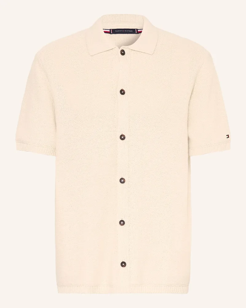 Tommy Hilfiger Kurzarm-Hemd Comfort Fit beige Beige