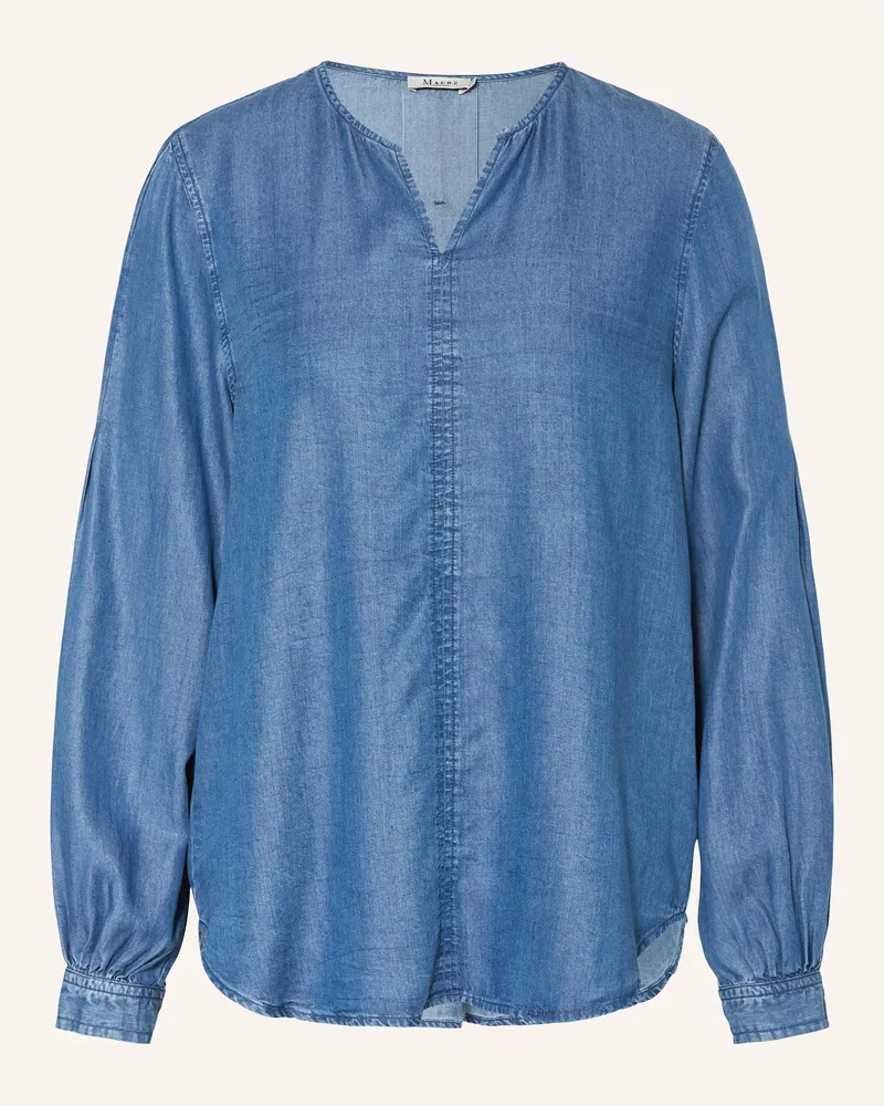 Maerz Blusenshirt in Jeansoptik Blau