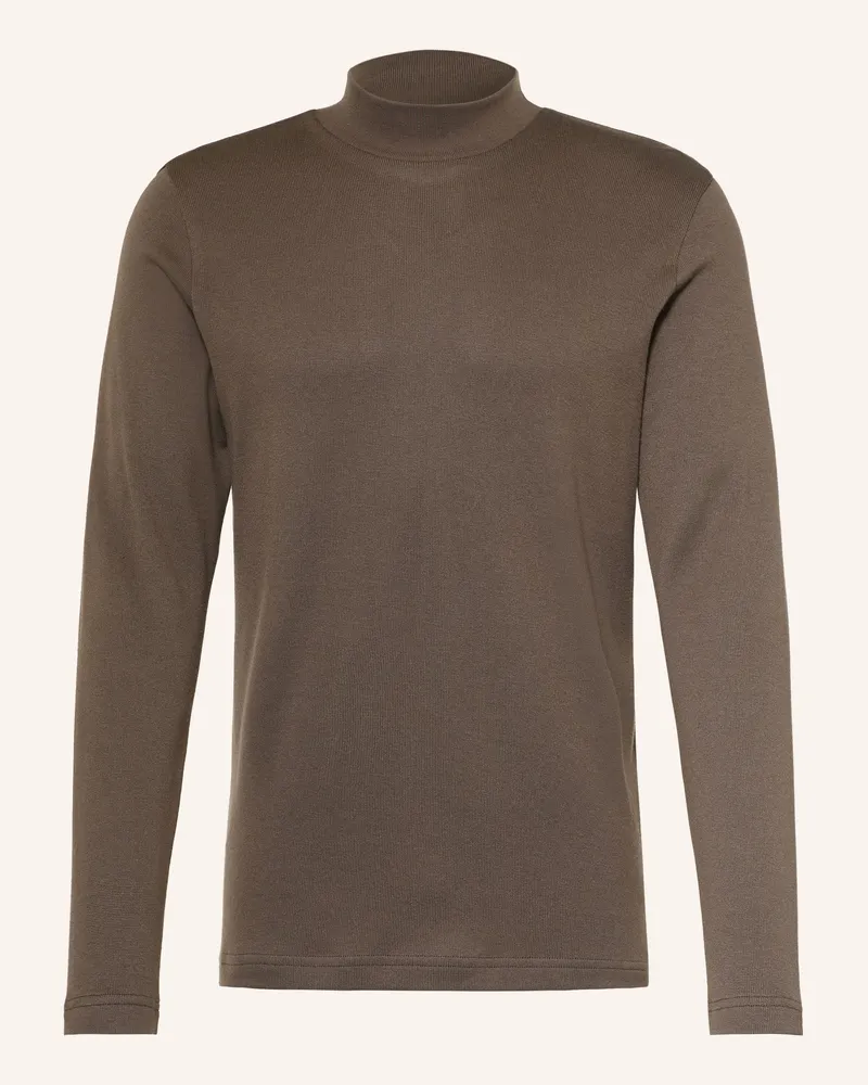 Stefan Brandt Pullover Eli braun Dunkelgrau