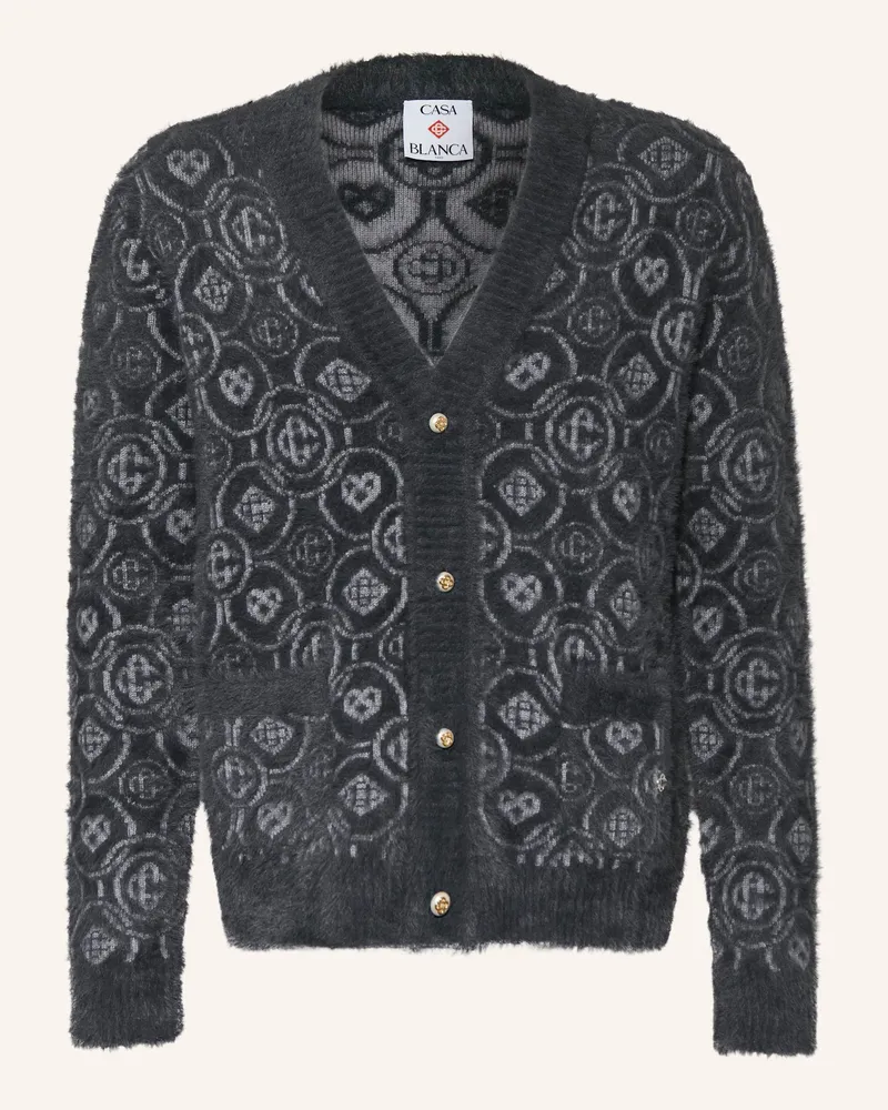 Casablanca Paris Strickjacke Dunkelgrau