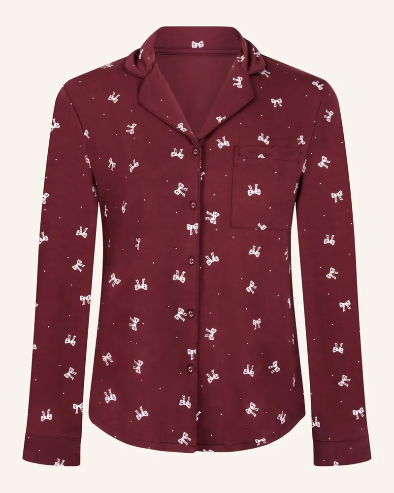 Hunkemöller Pyjama-Jacke JERSEY ESSENTIAL Lila