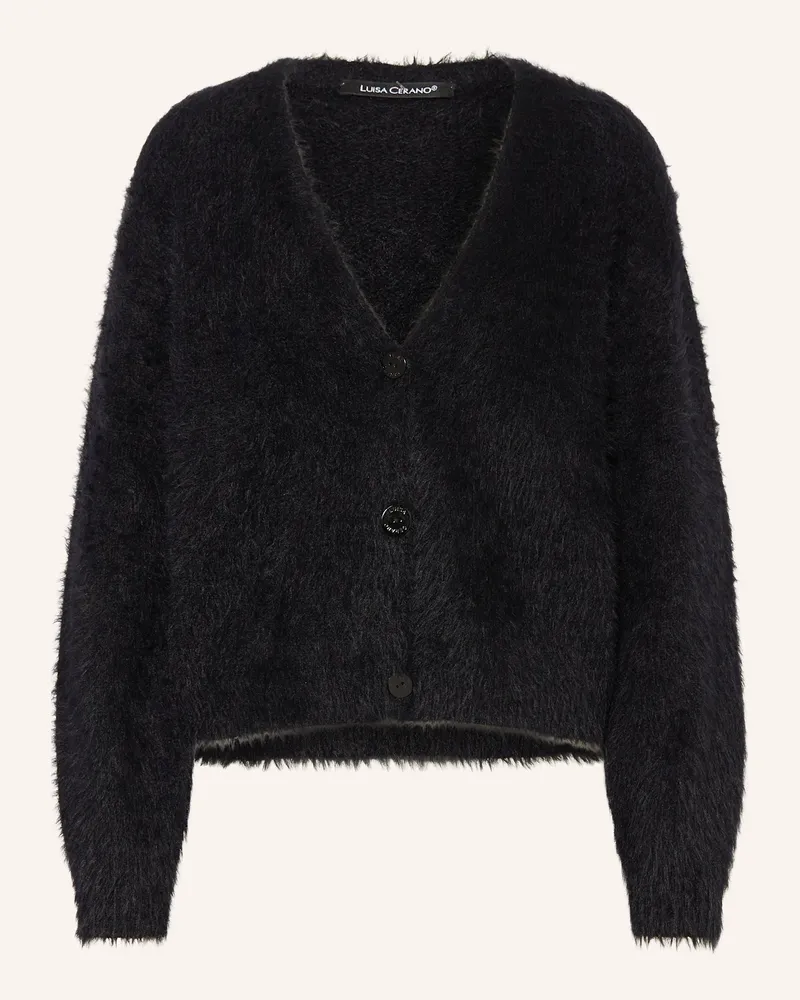 Luisa Cerano Strickjacke Schwarz
