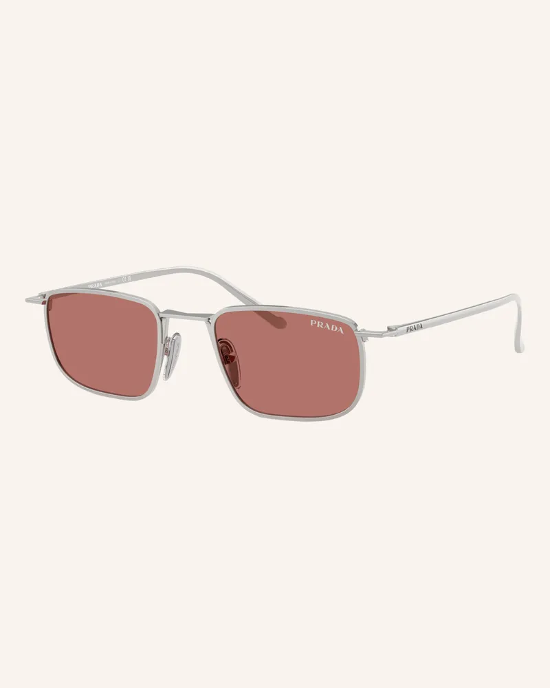 Prada Sonnenbrille Pr d52s silber Silber