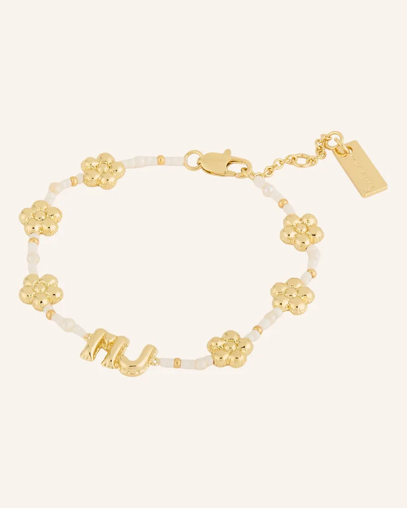 Marc Jacobs Armband The Beaded Mj Balloon Bracelet gold Gold