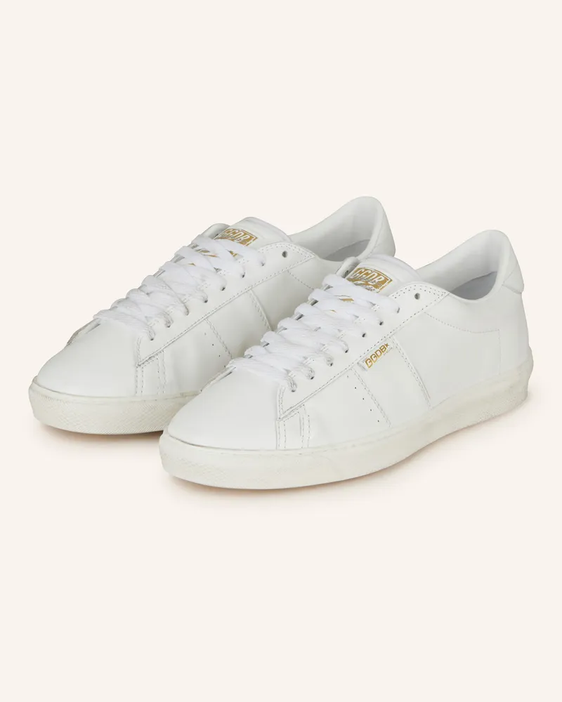 Golden Goose Sneaker Match Star weiss Weiss