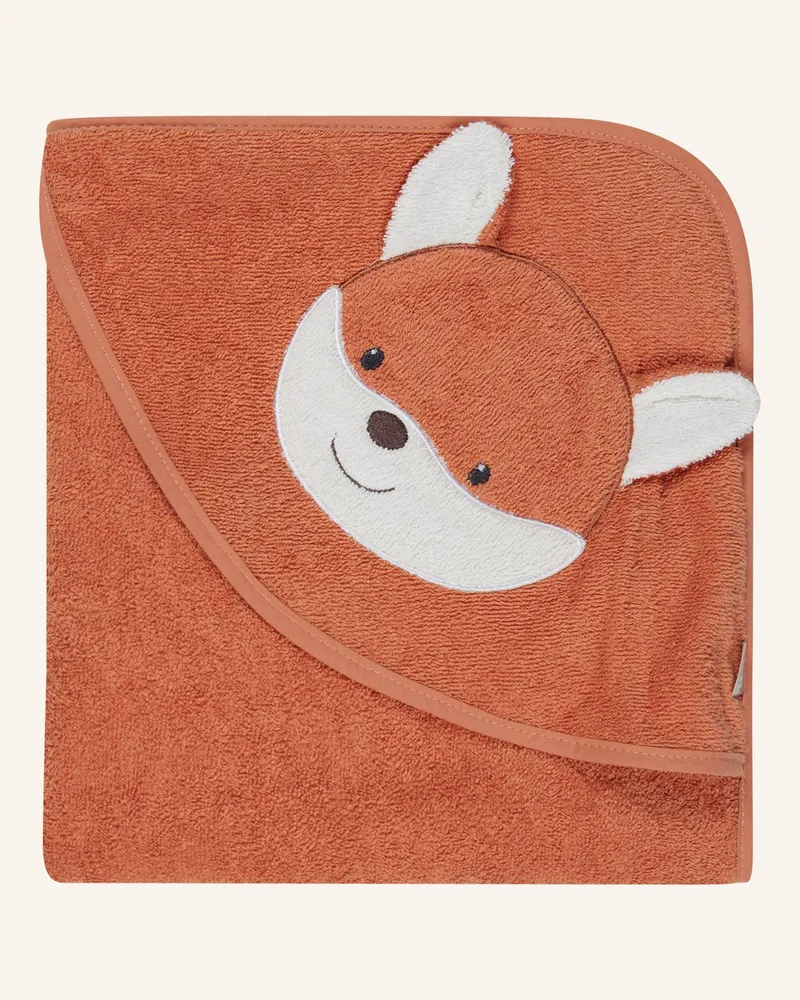 Sterntaler Motiv-Kapuzenbadetuch Filou rot Rot