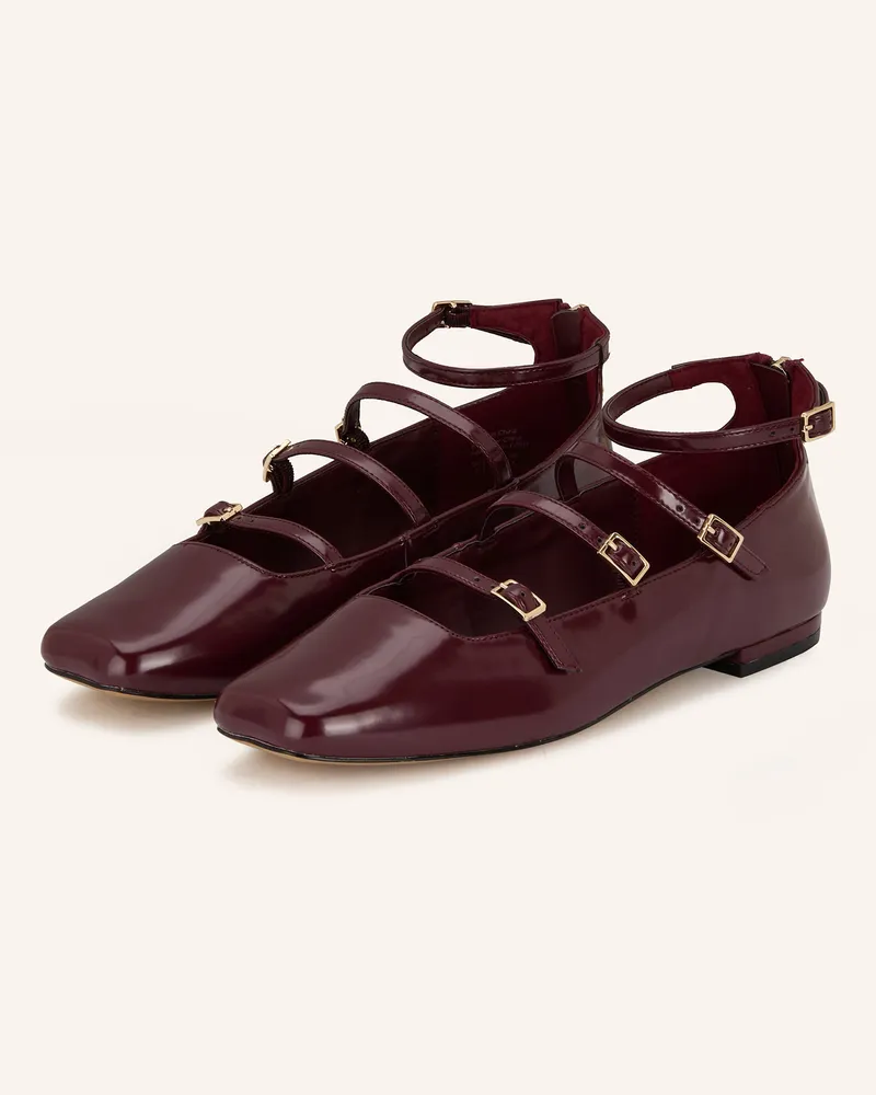 ALDO Mary-Jane-Ballerinas NELTA I Dunkelrot