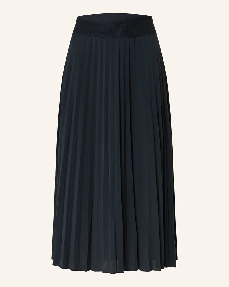 Marc O'Polo Plisseerock blau Dunkelblau