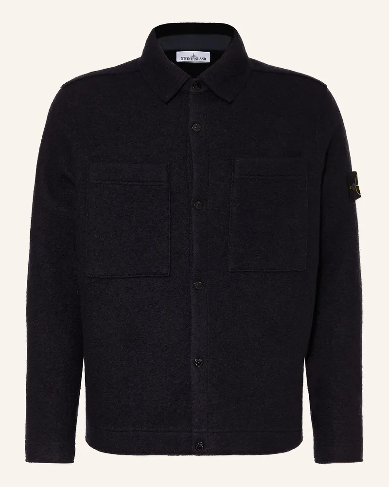 Stone Island Overjacket Regular Fit Dunkelblau