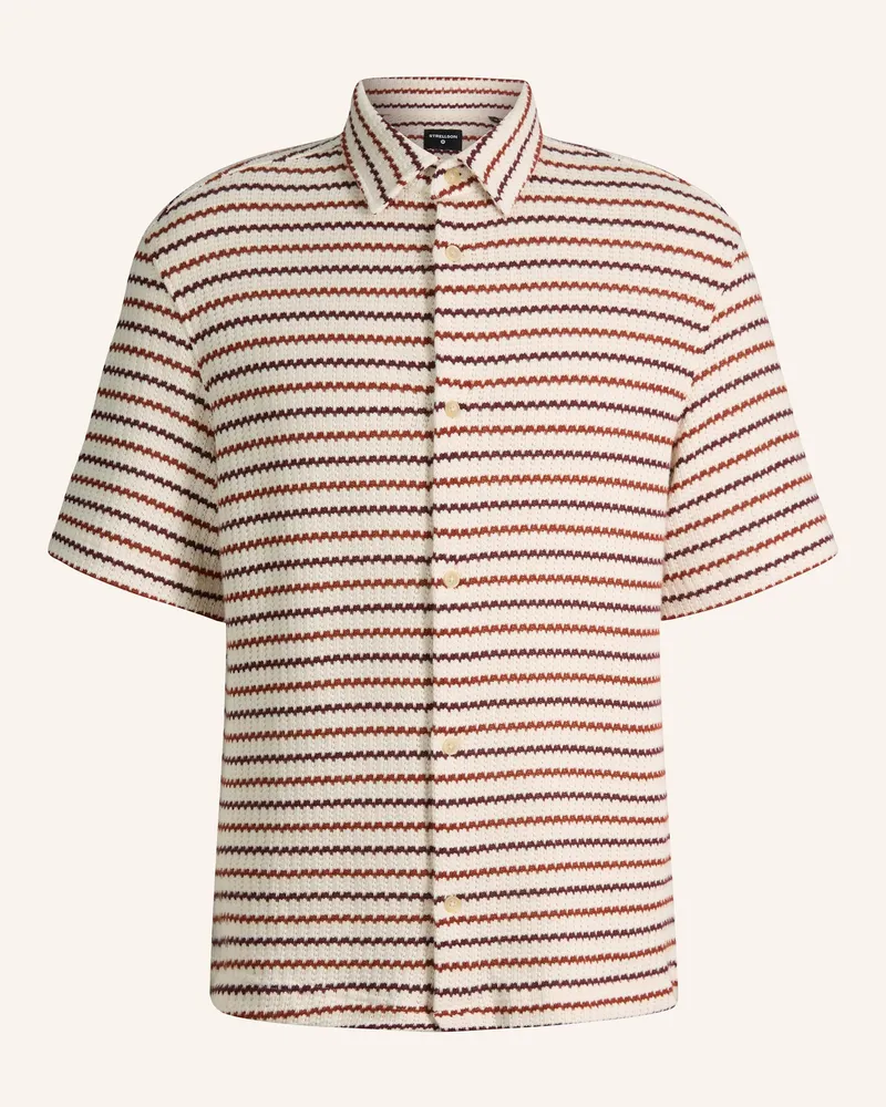 Strellson Strickhemd Colin Regular Fit weiss Beige