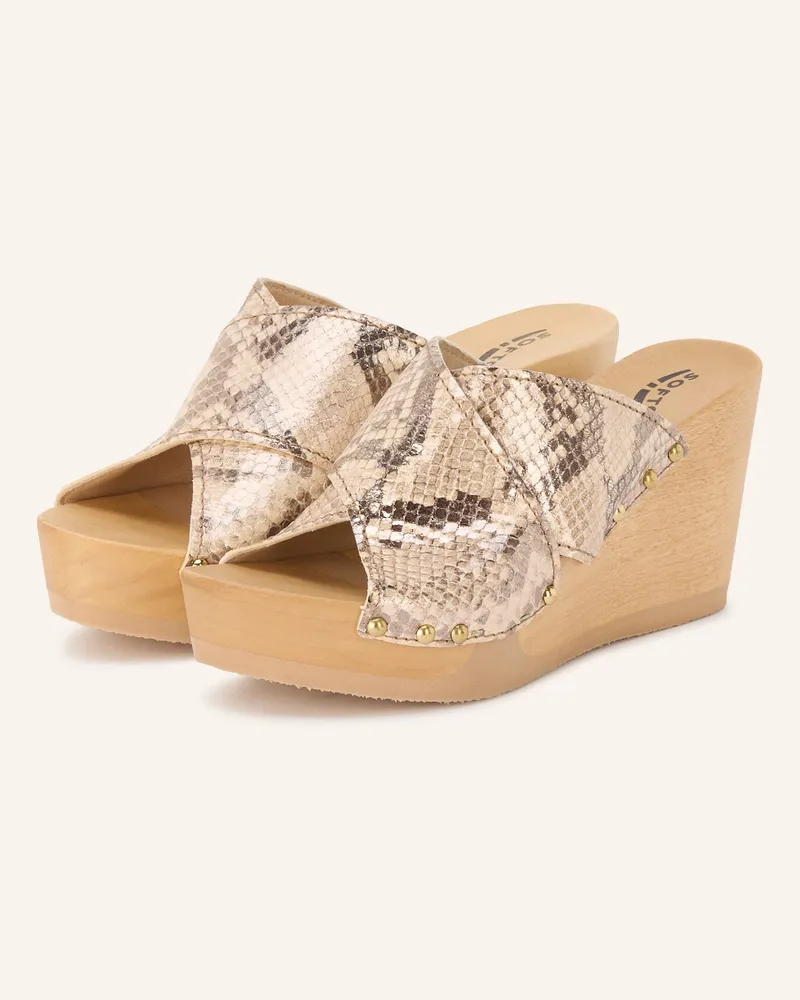Softclox Plateau-Wedges Antje beige Creme