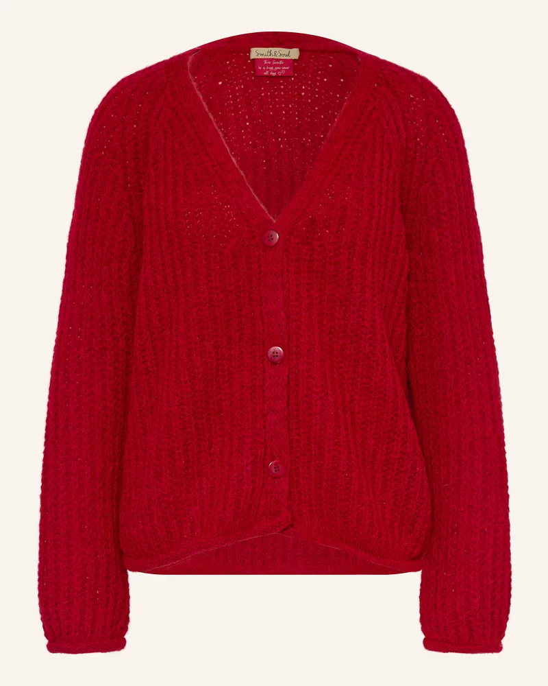 Smith & Soul Strickjacke Rot