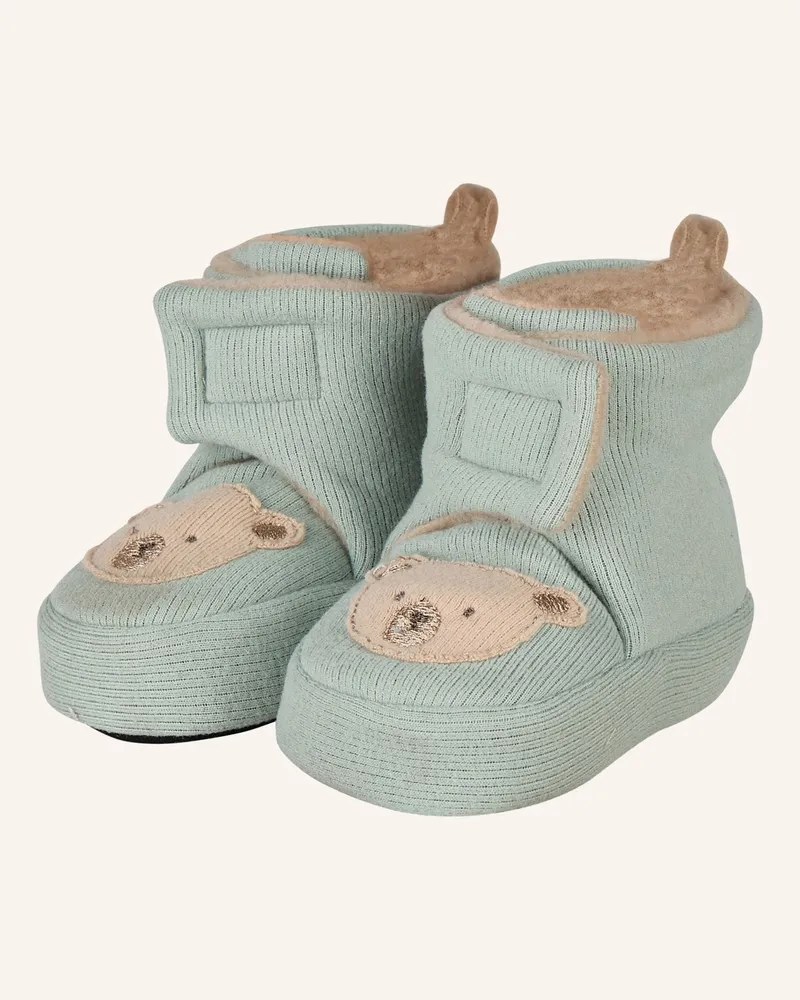 Sterntaler Baby Stiefel Bärchen gruen Grün