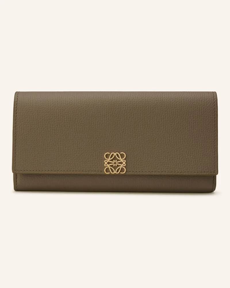 Loewe Geldbörse Anagram beige Khaki