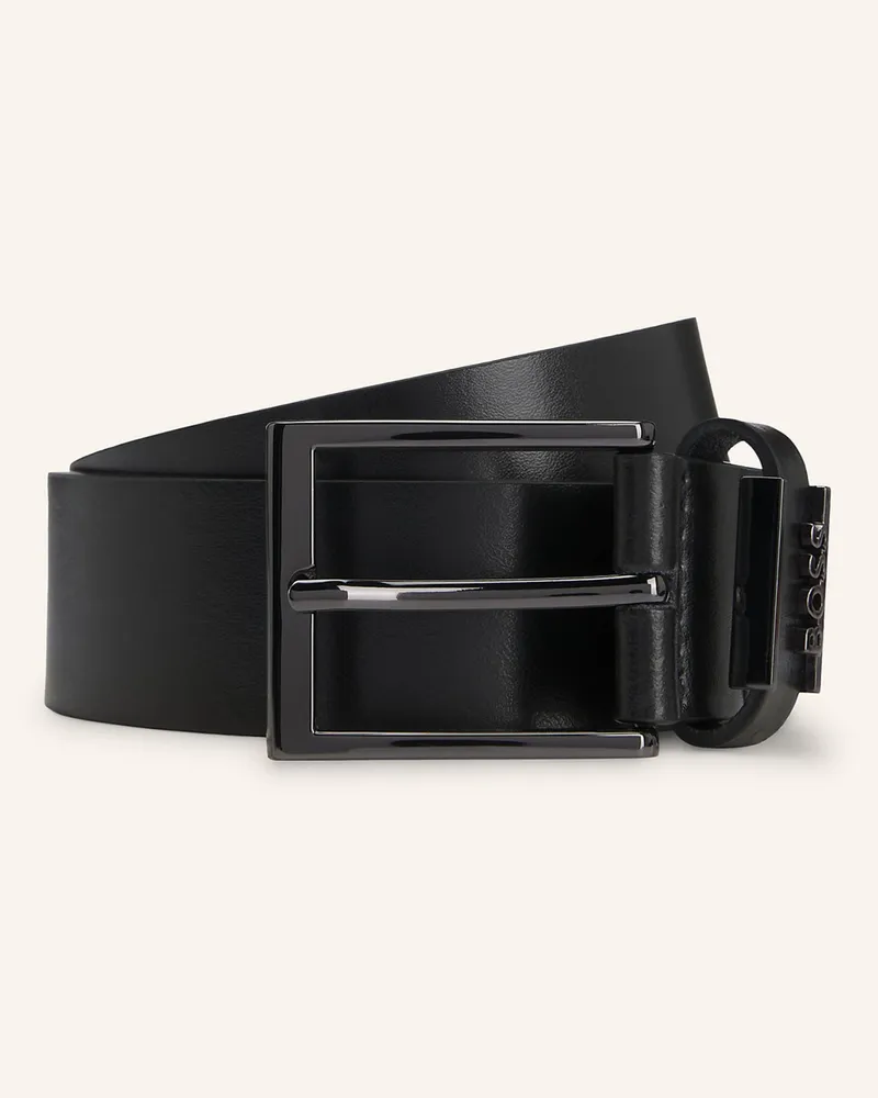 HUGO BOSS Business Gürtel Cole-Ant_Sz35 schwarz Schwarz