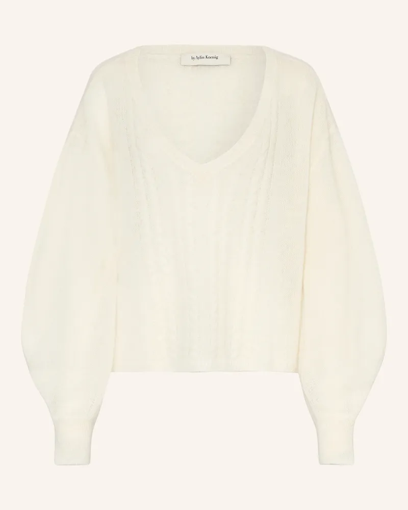 by Aylin Koenig Pullover ROMY mit Alpaka Ecru