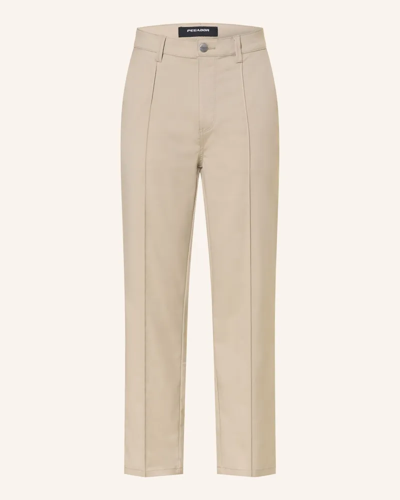 PEGADOR Chino Guider Regular Fit beige Hellbraun