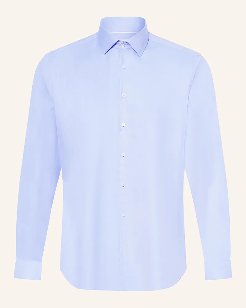 paul Hemd Shaped Fit blau Hellblau