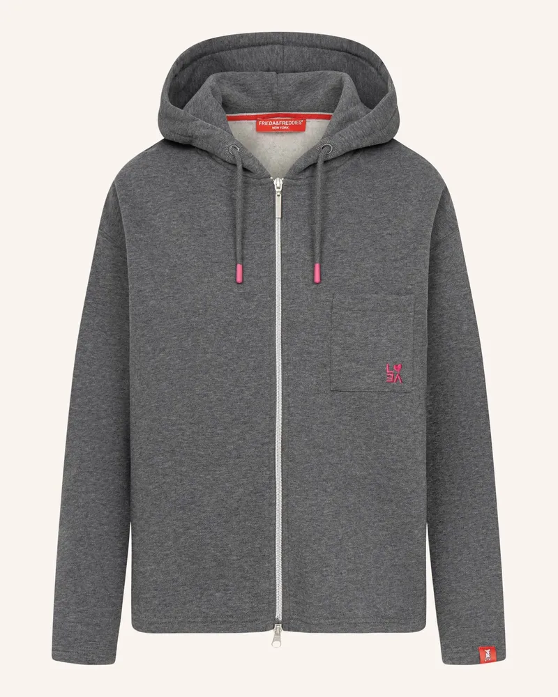 Frieda & Freddies Sweatjacke grau Grau
