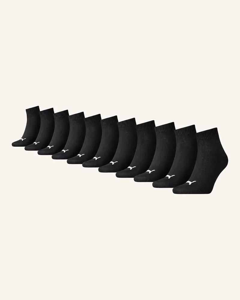 Puma Socken Quarter 11-Pack schwarz Schwarz