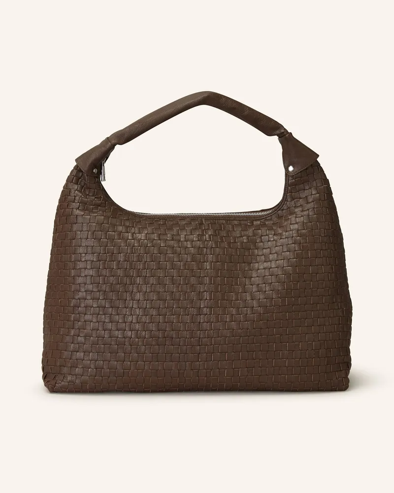 NÚNOO Hobo-Bag MAXI DANDY Dunkelbraun