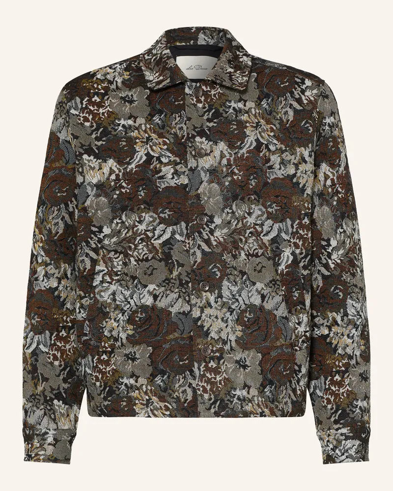 LES DEUX Jacquard-Overshirt braun Braun