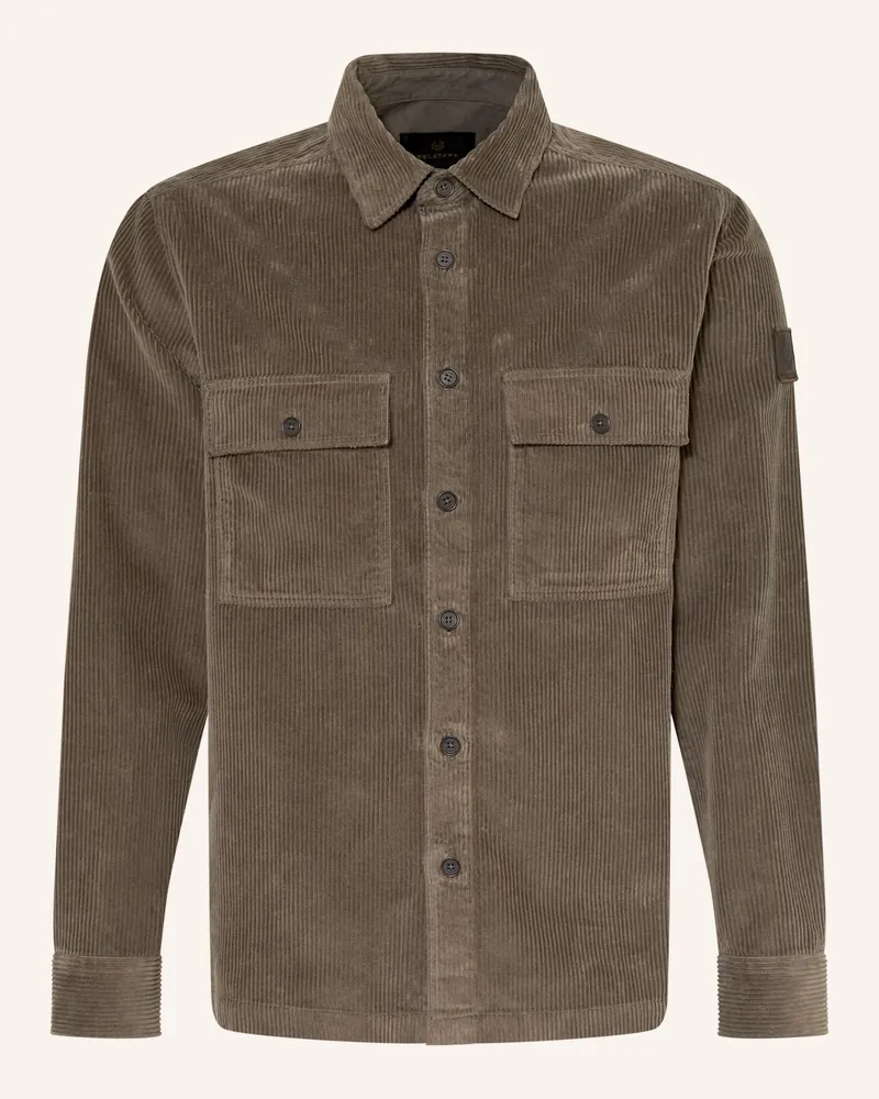 Belstaff Cord-Overjacket Ravine gruen Khaki